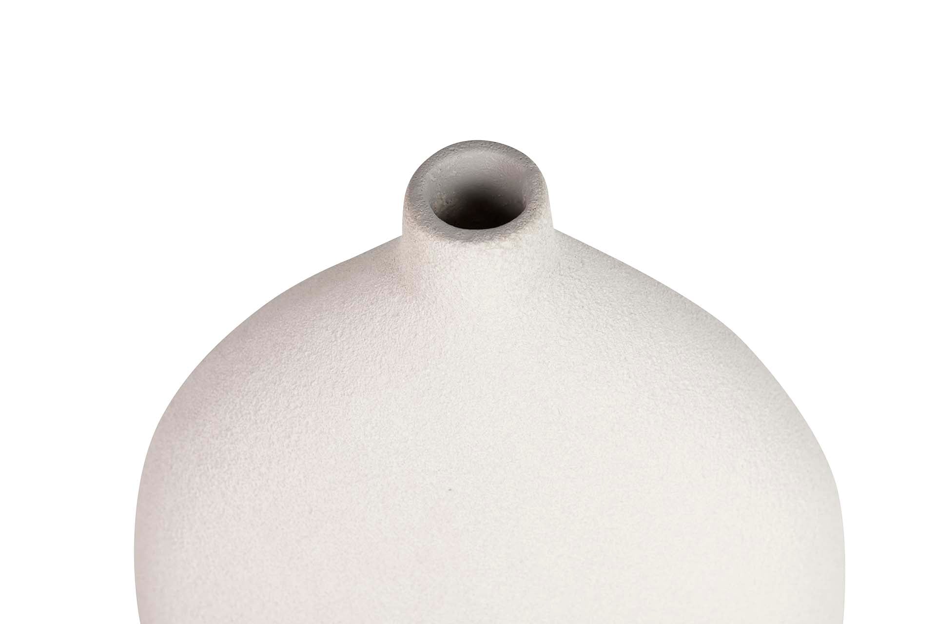 GREY CERAMIC VASE 24x10x33 CM