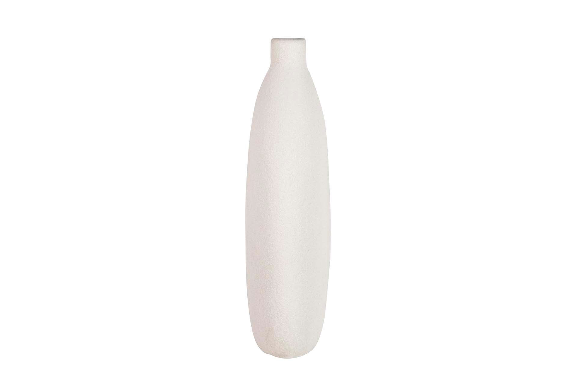GREY CERAMIC VASE 24x10x33 CM