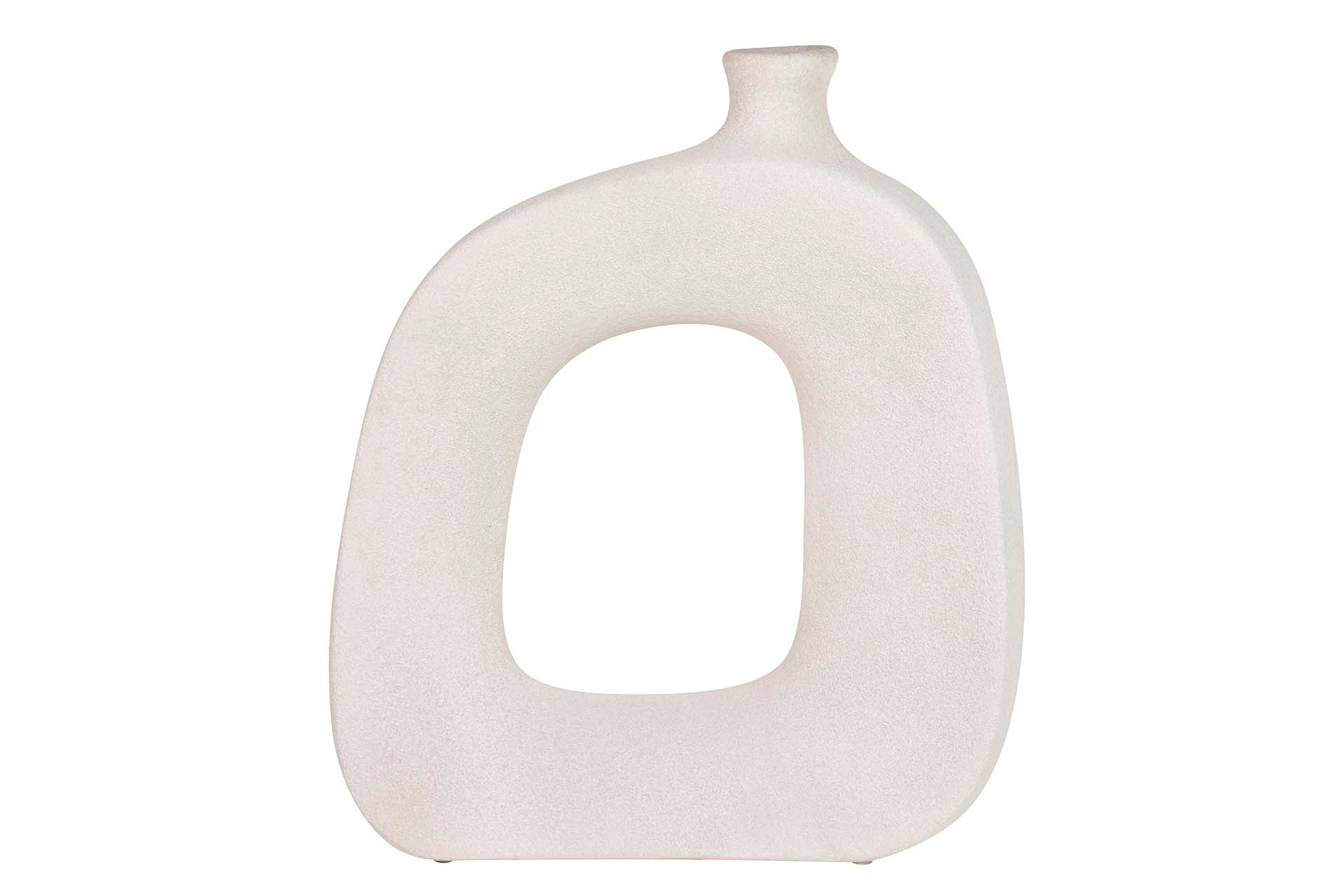 GREY CERAMIC VASE 41x11x40 CM