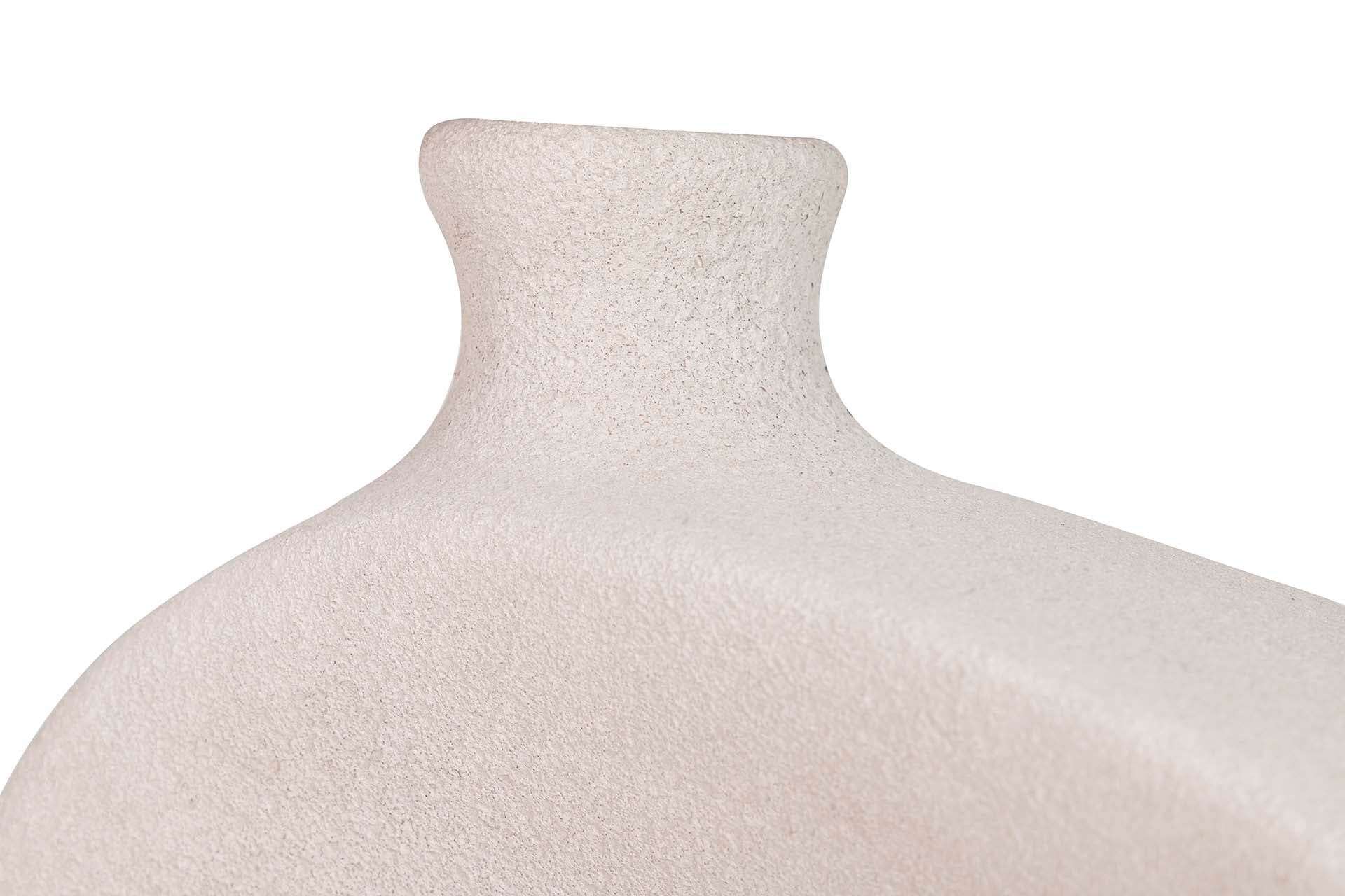 JARRON CERAMICA GRIS 41x11x40 CM