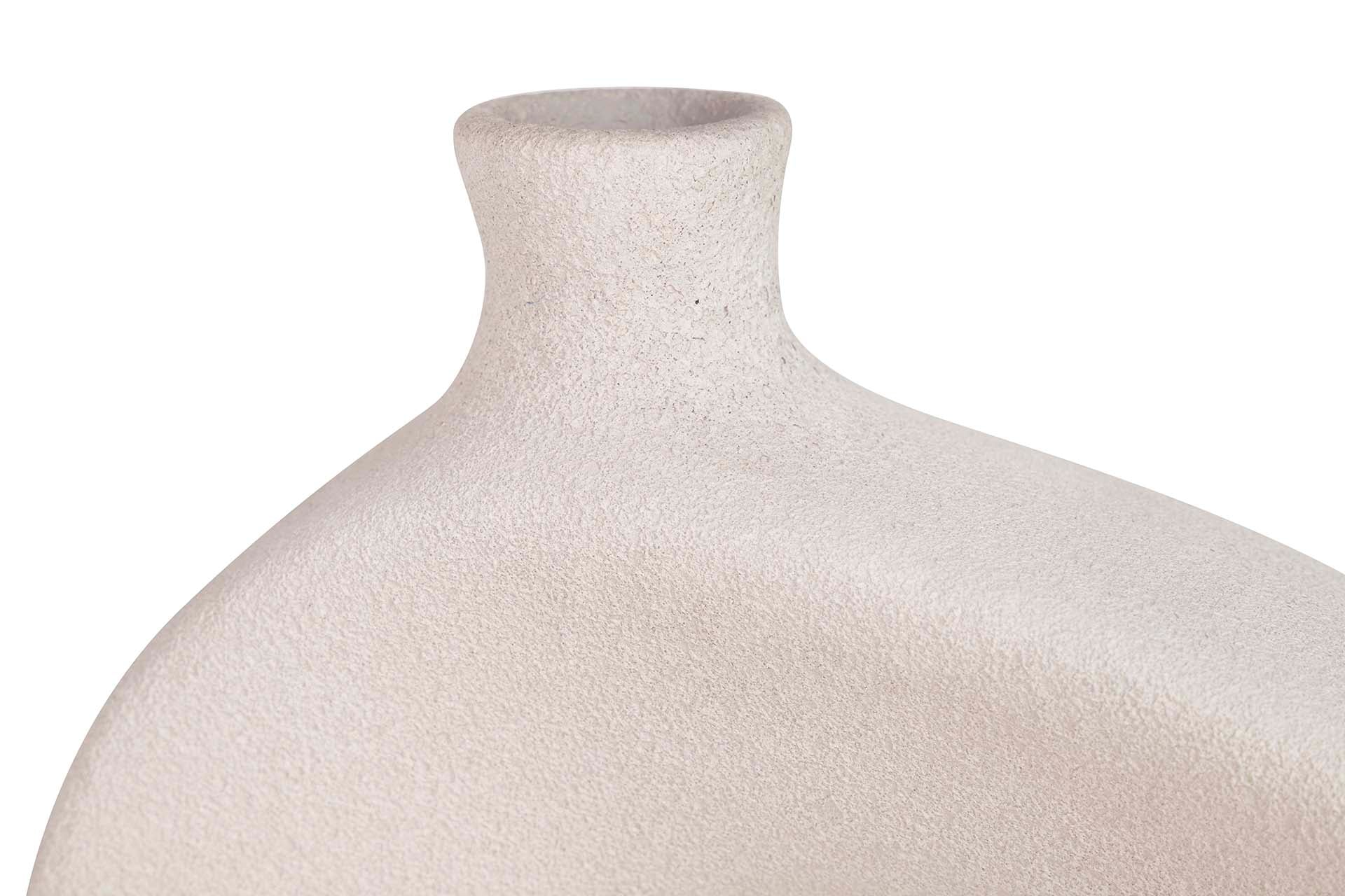 JARRON CERAMICA GRIS 30x11x30 CM