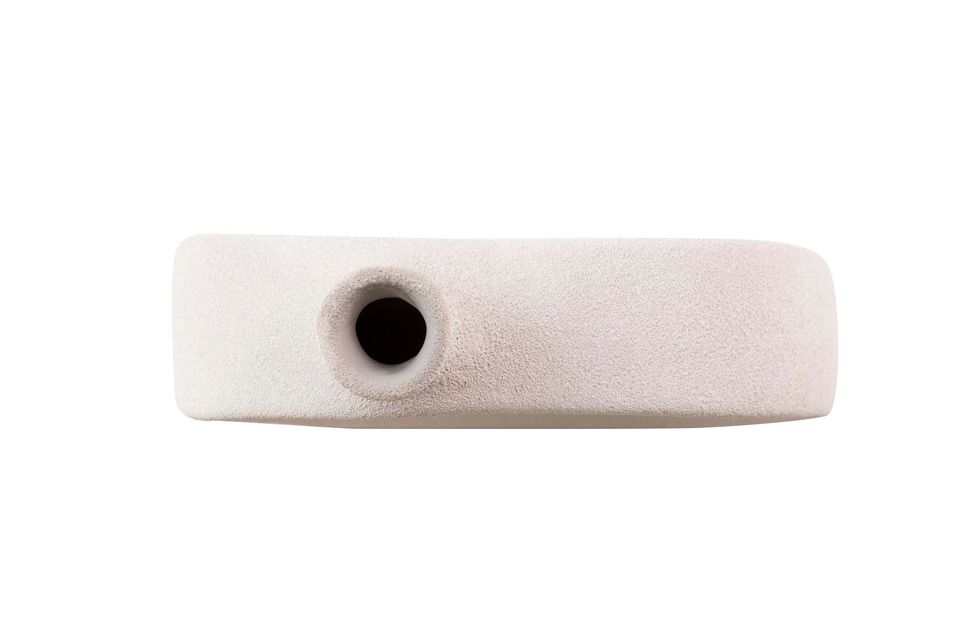 JARRON CERAMICA GRIS 30x11x30 CM