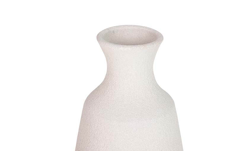 GREY CERAMIC VASE 21x21x30 CM