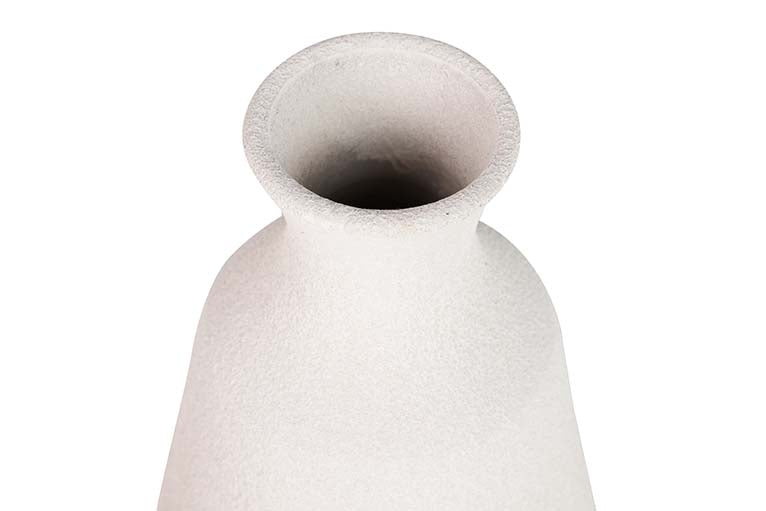 GREY CERAMIC VASE 21x21x30 CM