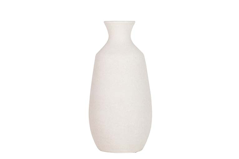GREY CERAMIC VASE 23x23x40 CM