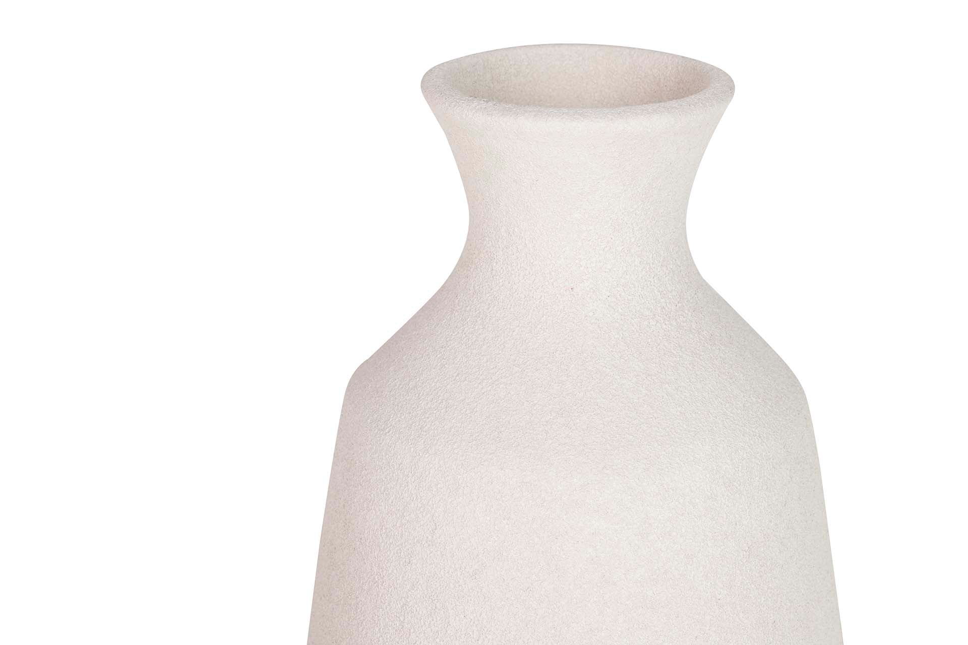 JARRON CERAMICA GRIS 23x23x40 CM