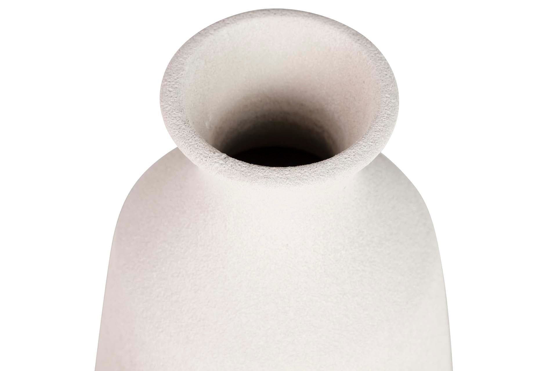 JARRON CERAMICA GRIS 23x23x40 CM