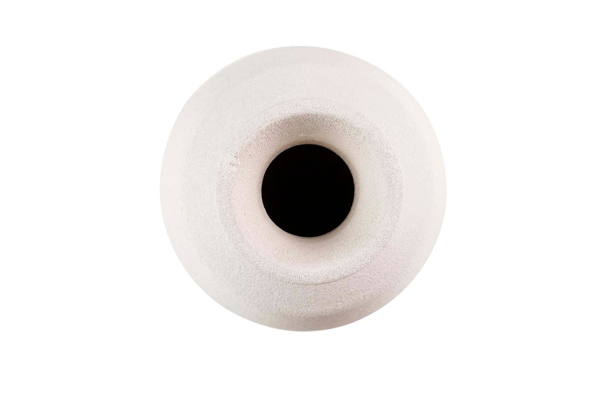 JARRON CERAMICA GRIS 23x23x40 CM