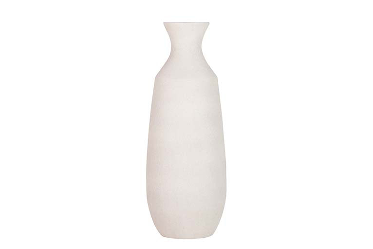 JARRON CERAMICA GRIS 25x25x60 CM
