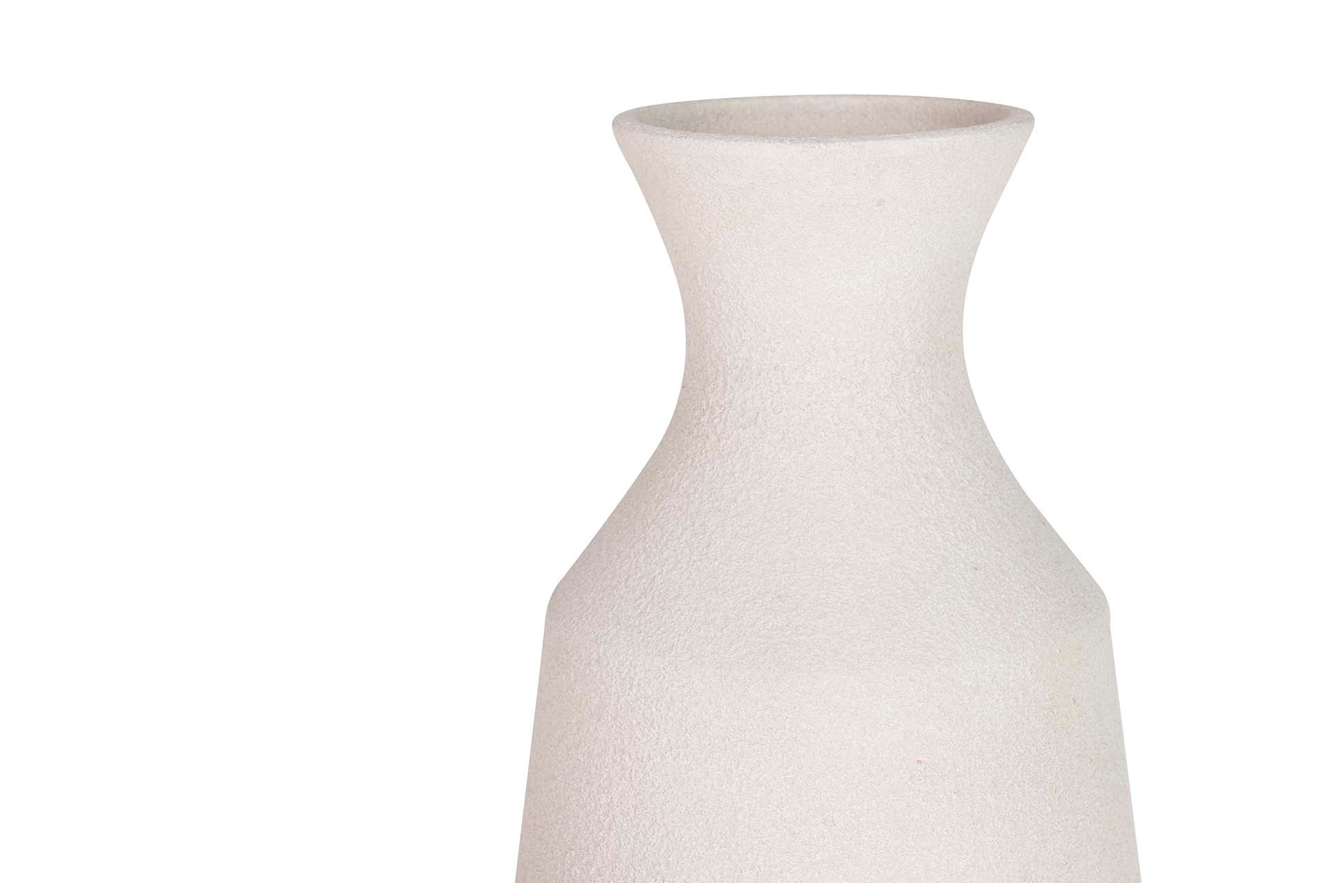 GREY CERAMIC VASE 25x25x60 CM