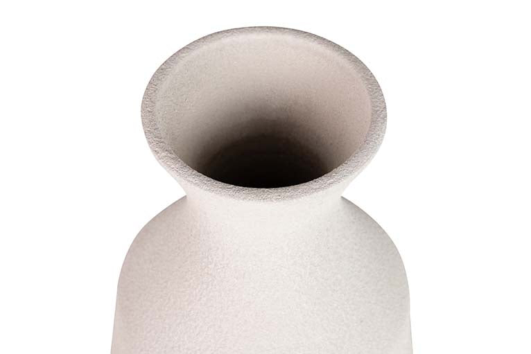 JARRON CERAMICA GRIS 25x25x60 CM