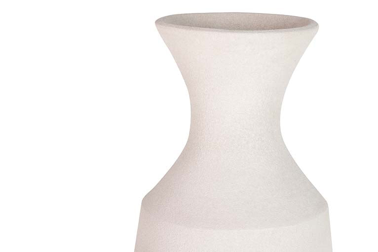 JARRON CERAMICA GRIS 30x30x80 CM