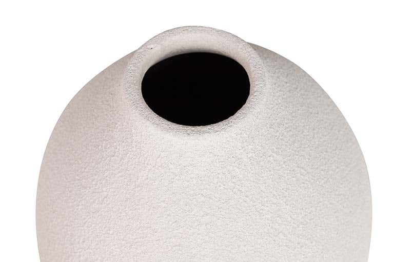 JARRON CERAMICA GRIS 23x23x28 CM