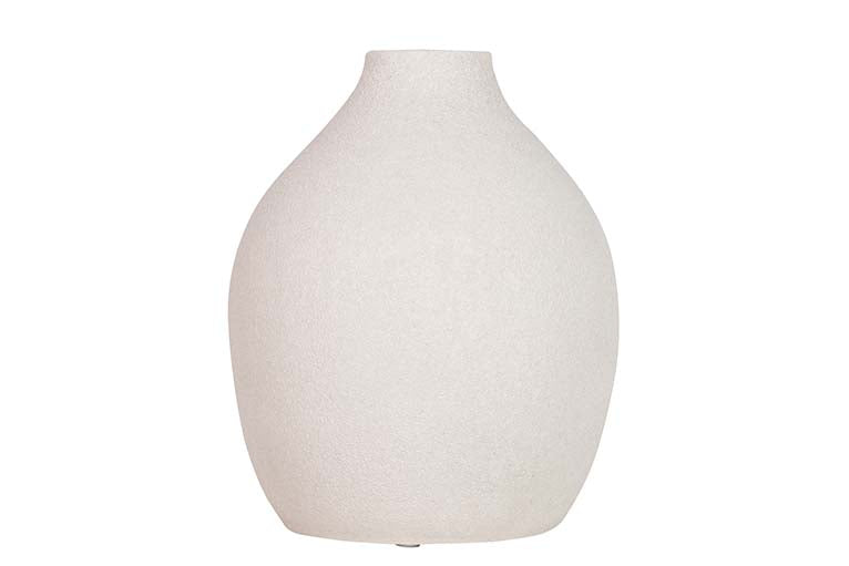 JARRON CERAMICA GRIS 26x26x30 CM
