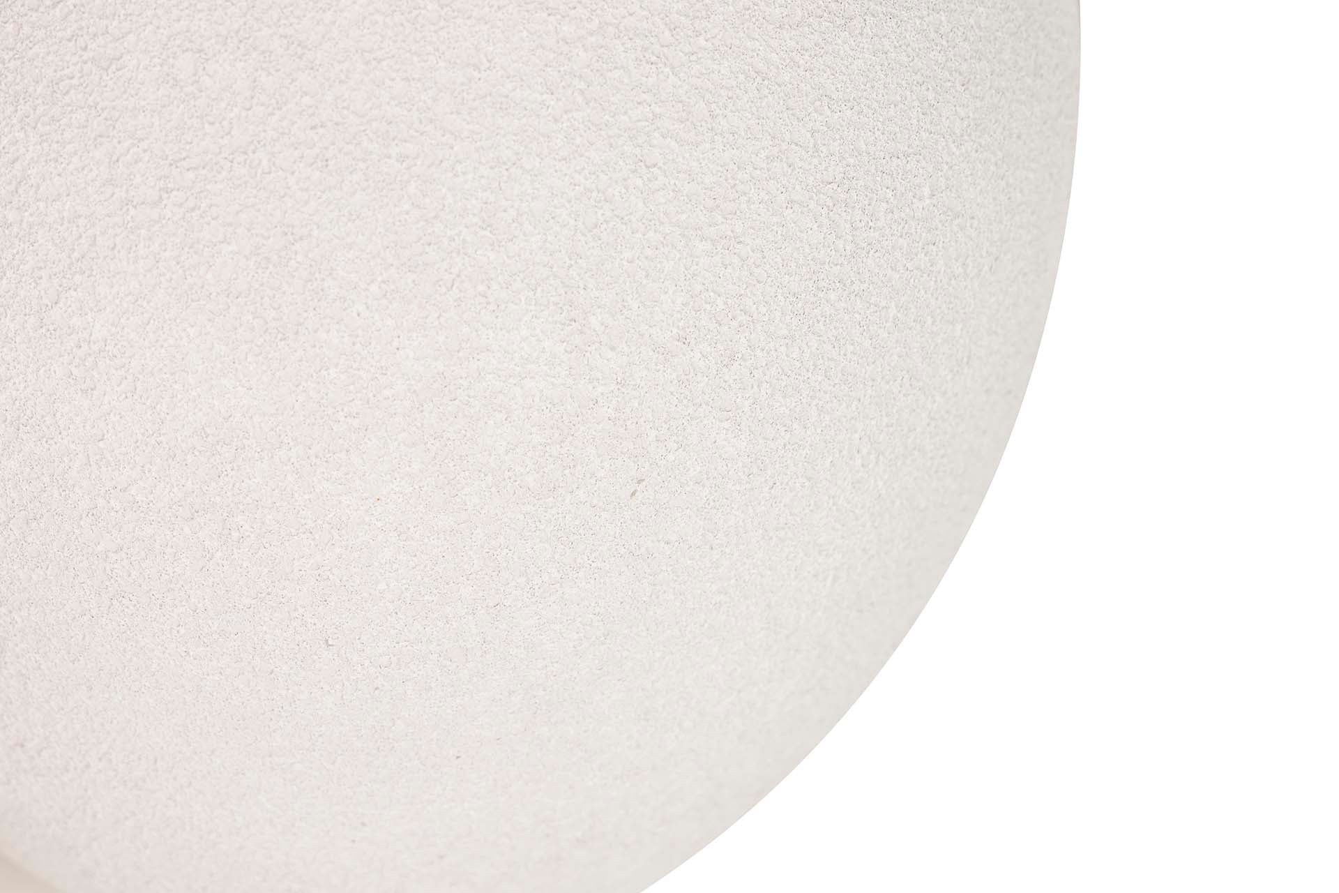 VASO DE CERÂMICA CINZA 26x26x30 CM