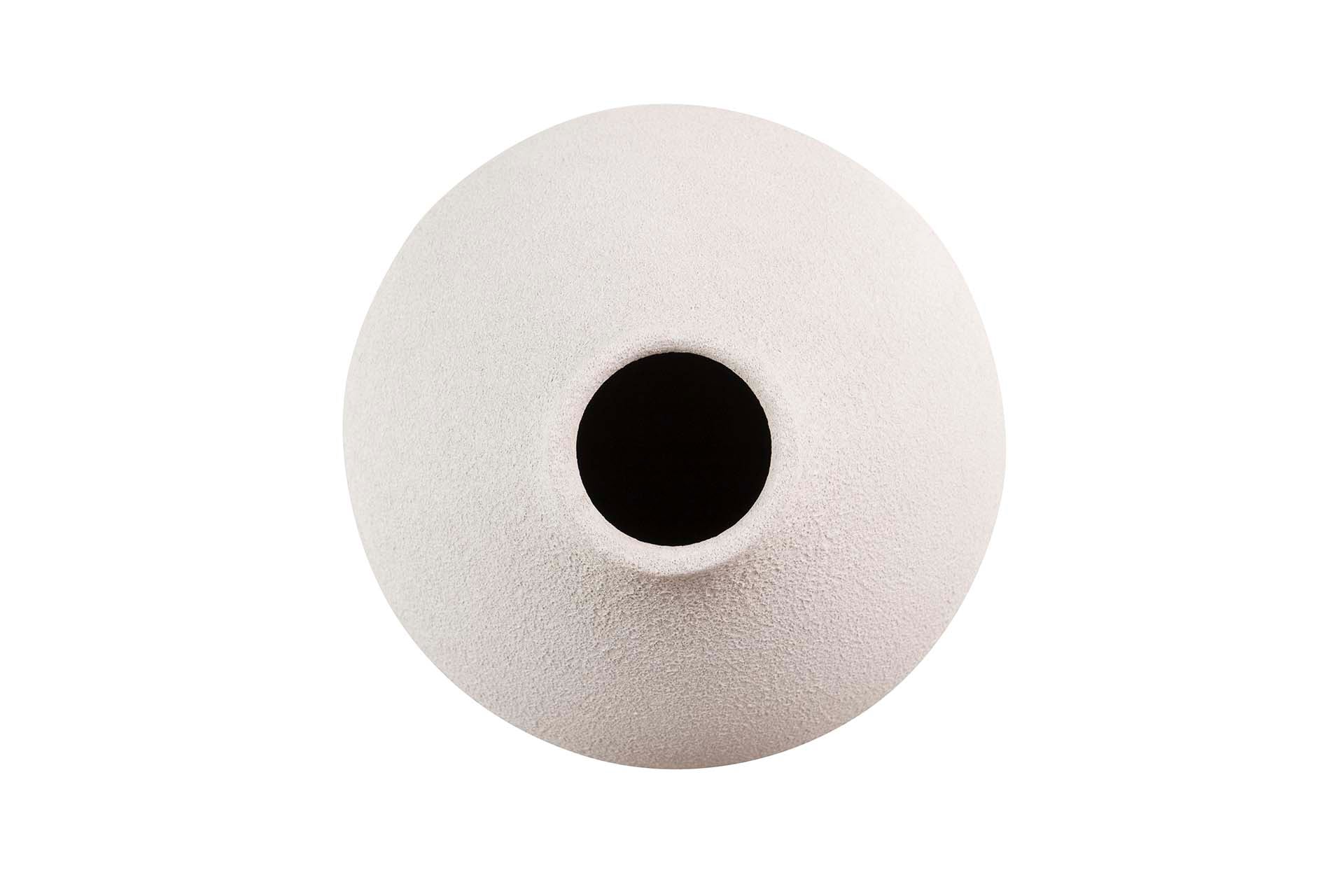 VASO DE CERÂMICA CINZA 26x26x30 CM