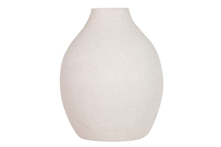 JARRON CERAMICA GRIS 29x29x37 CM
