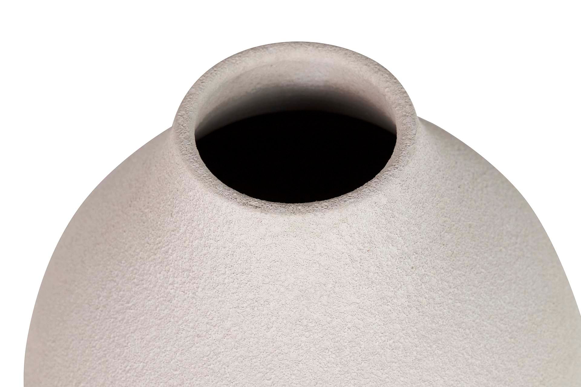 GREY CERAMIC VASE 29x29x37 CM
