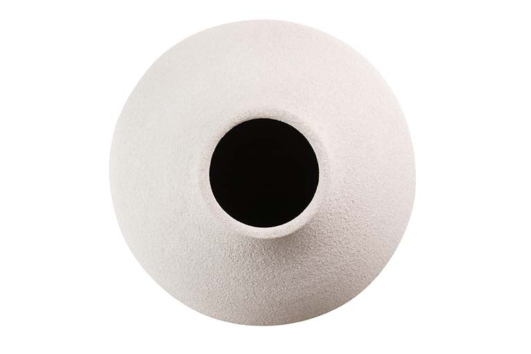 JARRON CERAMICA GRIS 29x29x37 CM