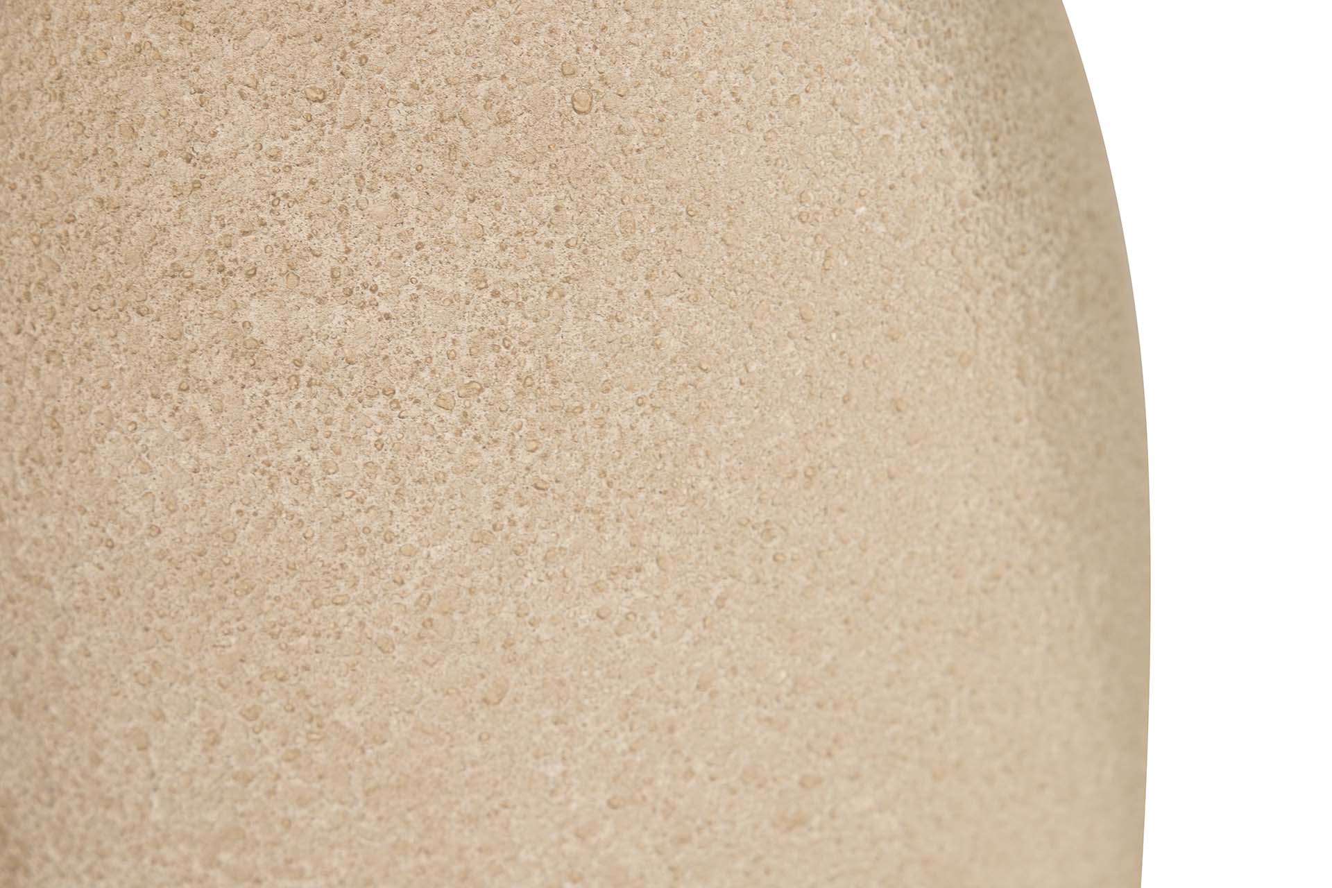 BROWN CERAMIC VASE 18x18x40 CM