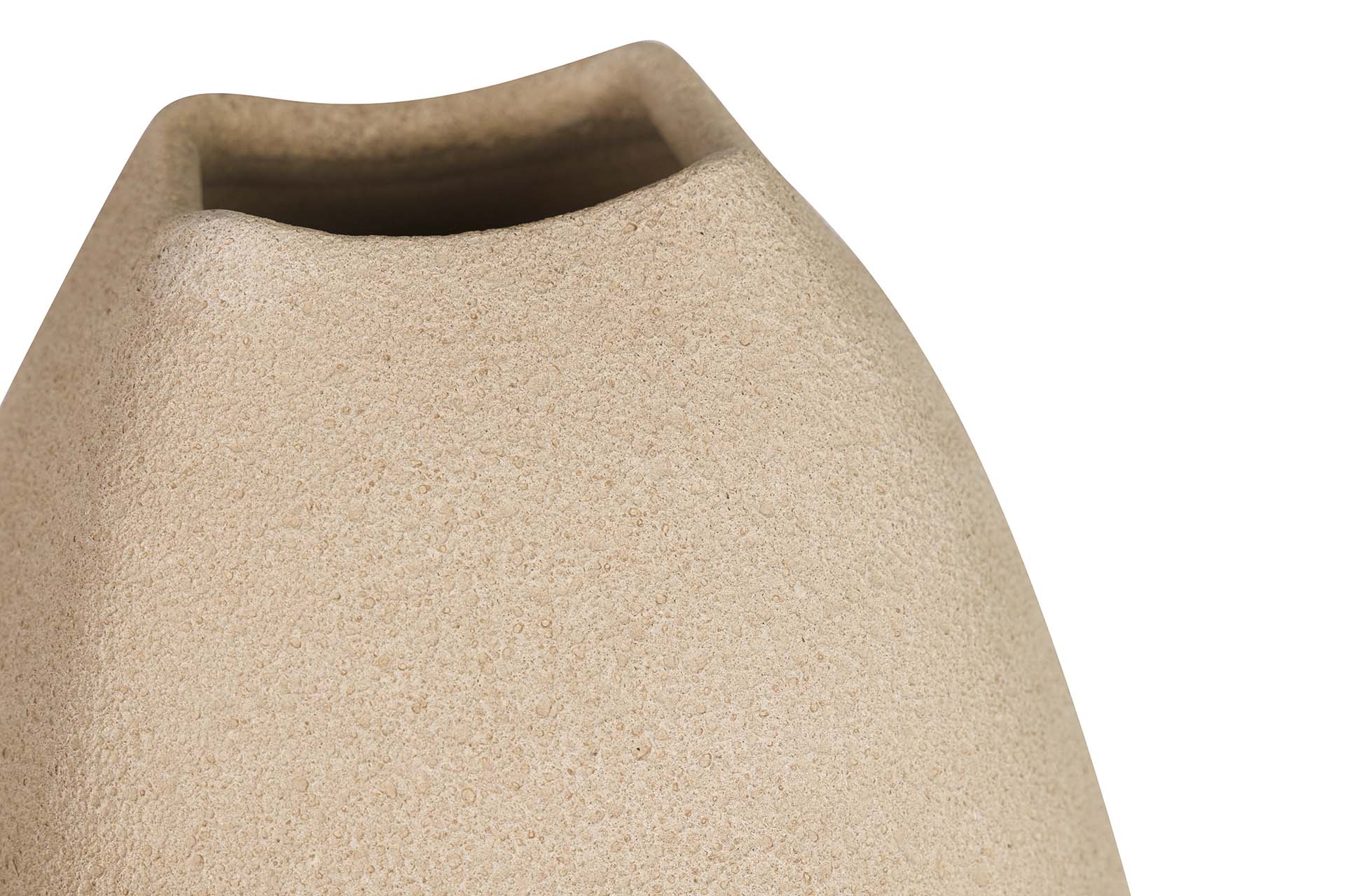 BROWN CERAMIC VASE 20x20x60 CM