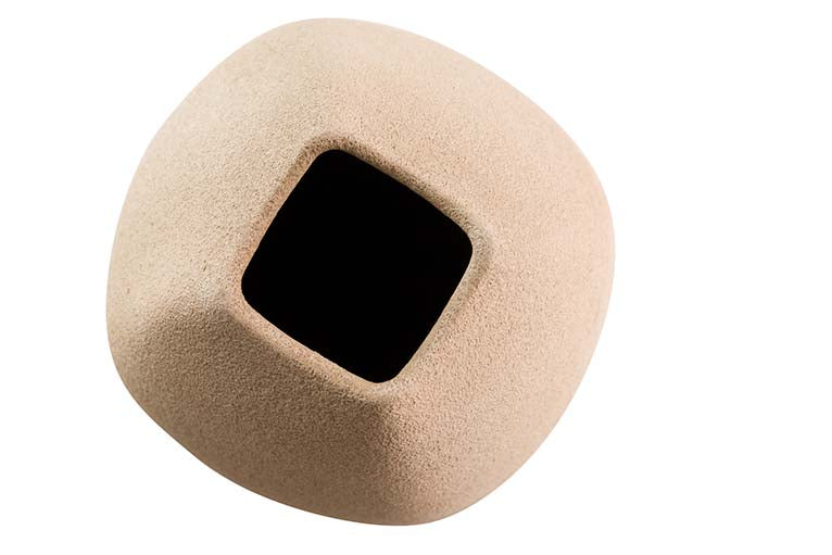 JARRON CERAMICA MARRON 20x20x60 CM