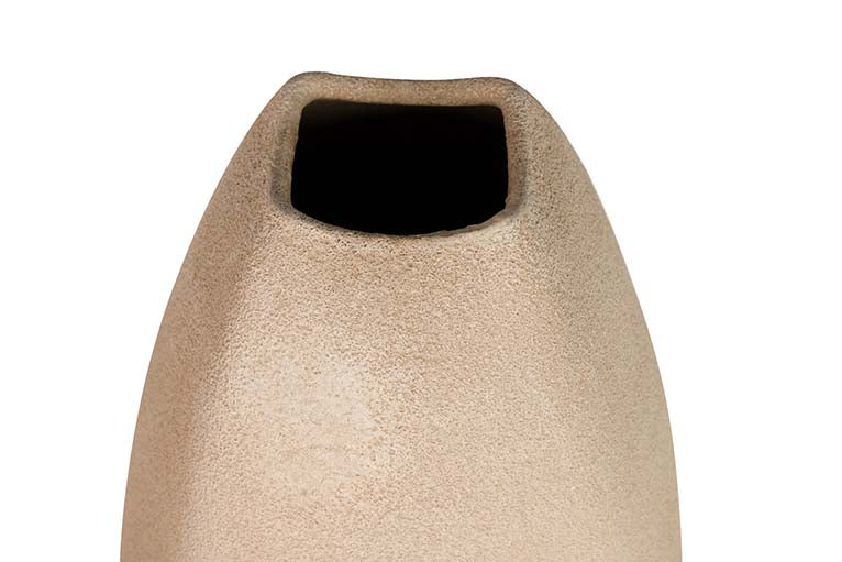 BROWN CERAMIC VASE 24x24x80 CM