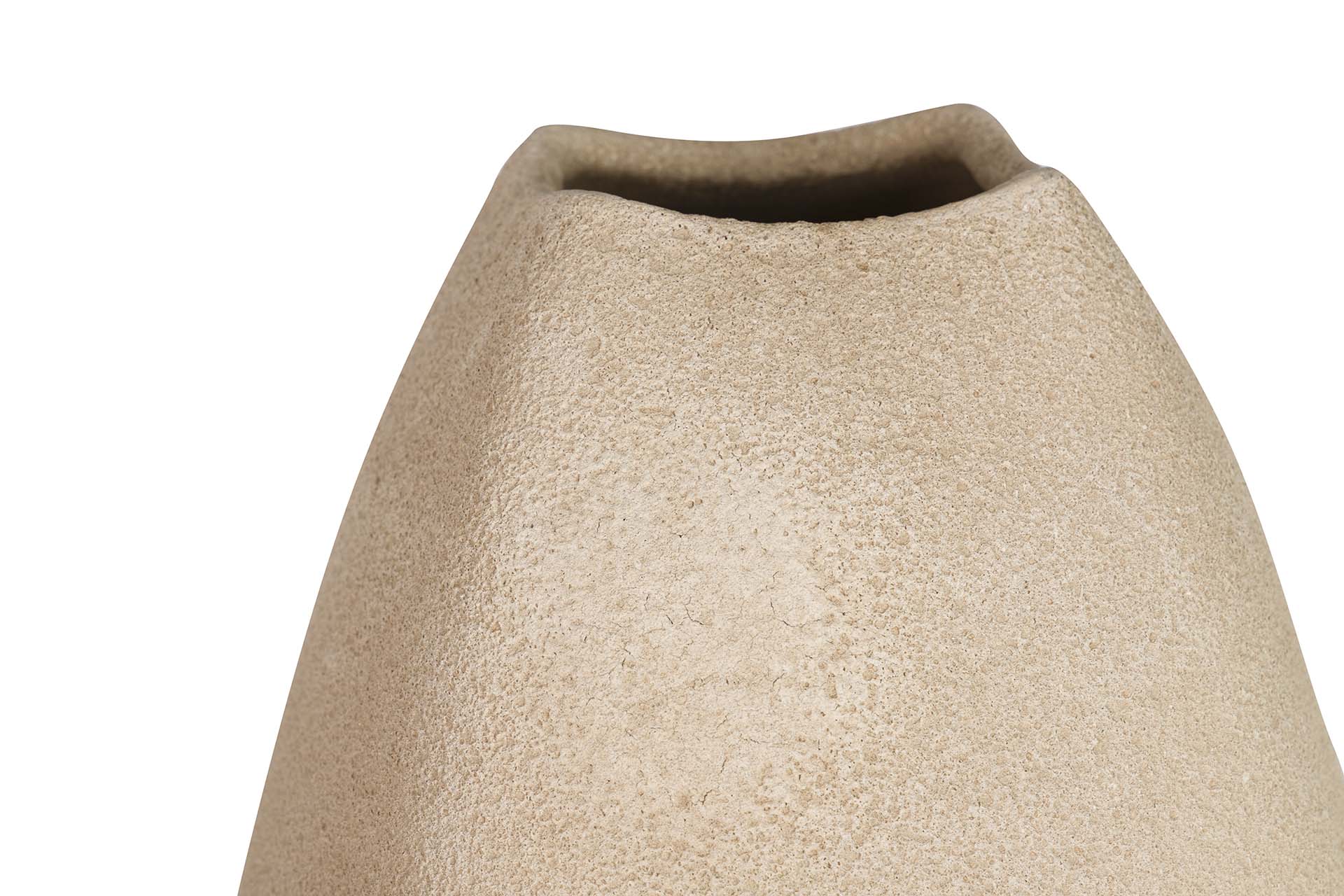 BROWN CERAMIC VASE 24x24x80 CM