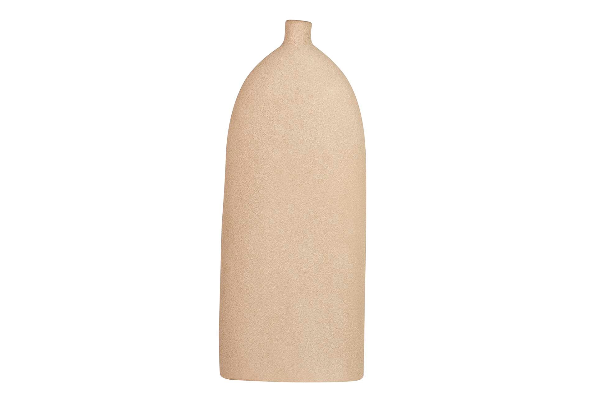 BROWN CERAMIC VASE 24x10x55 CM