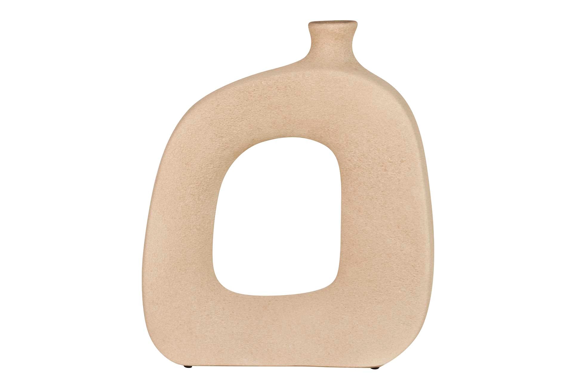 BROWN CERAMIC VASE 41x11x40 CM