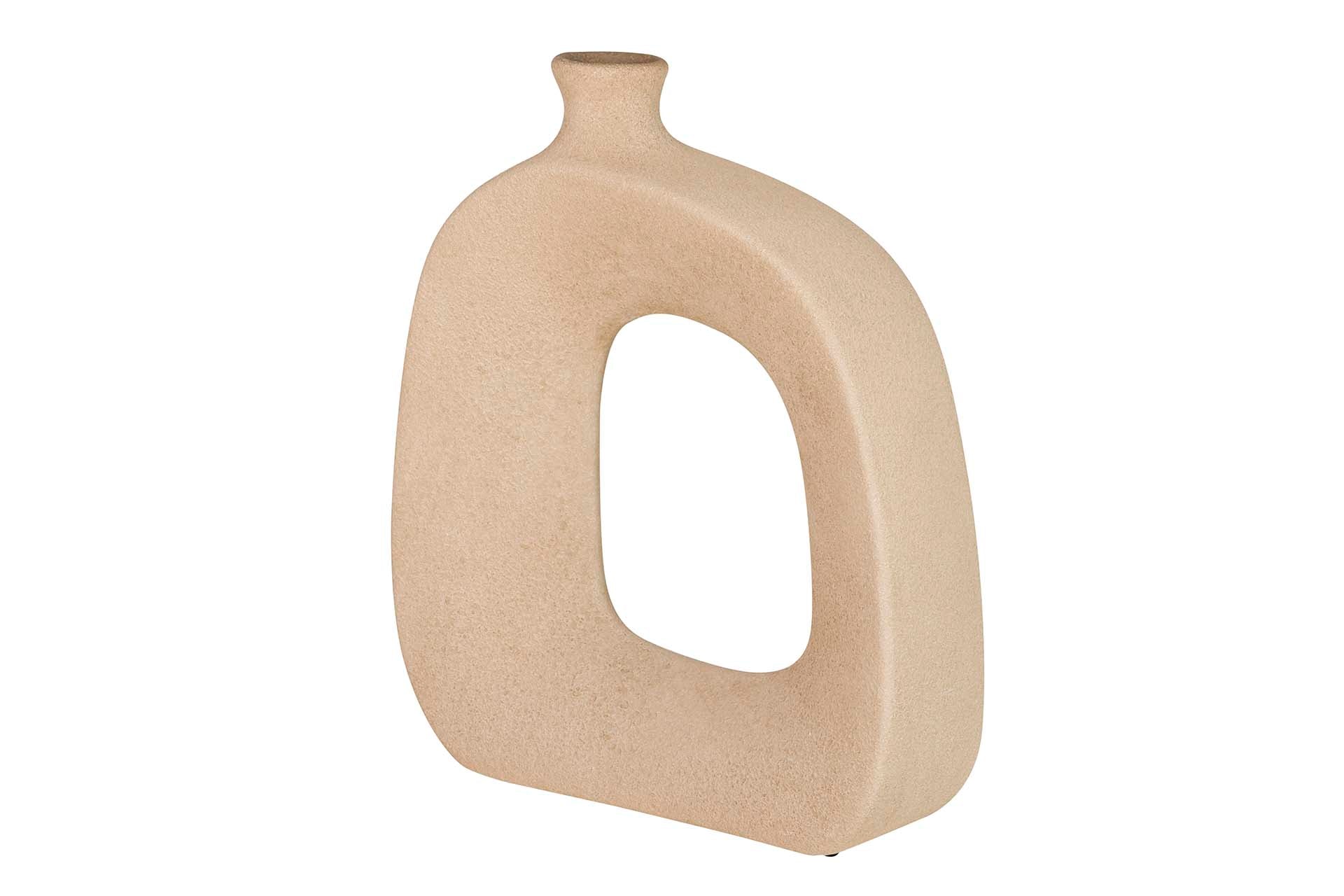 BROWN CERAMIC VASE 41x11x40 CM