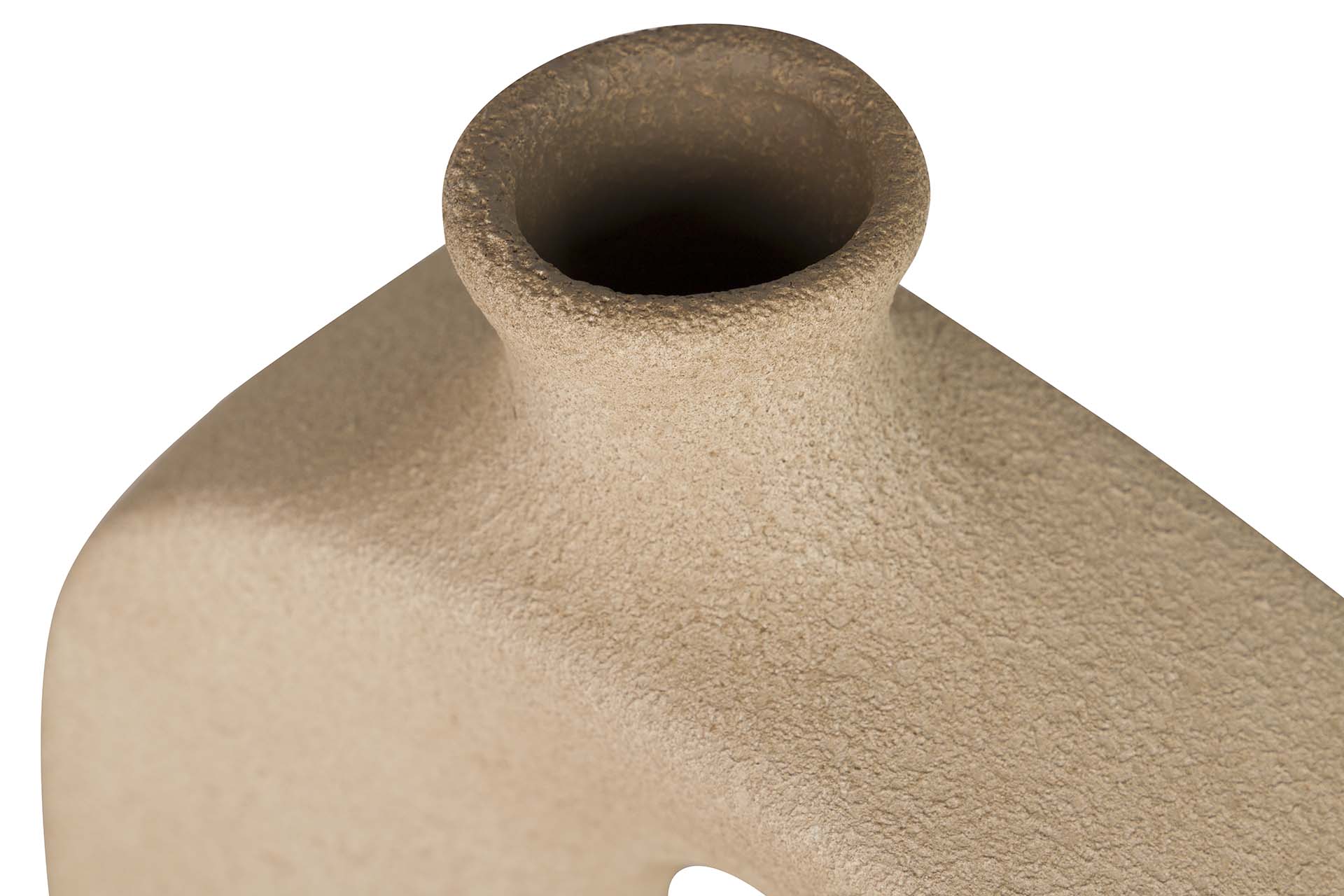 BROWN CERAMIC VASE 41x11x40 CM