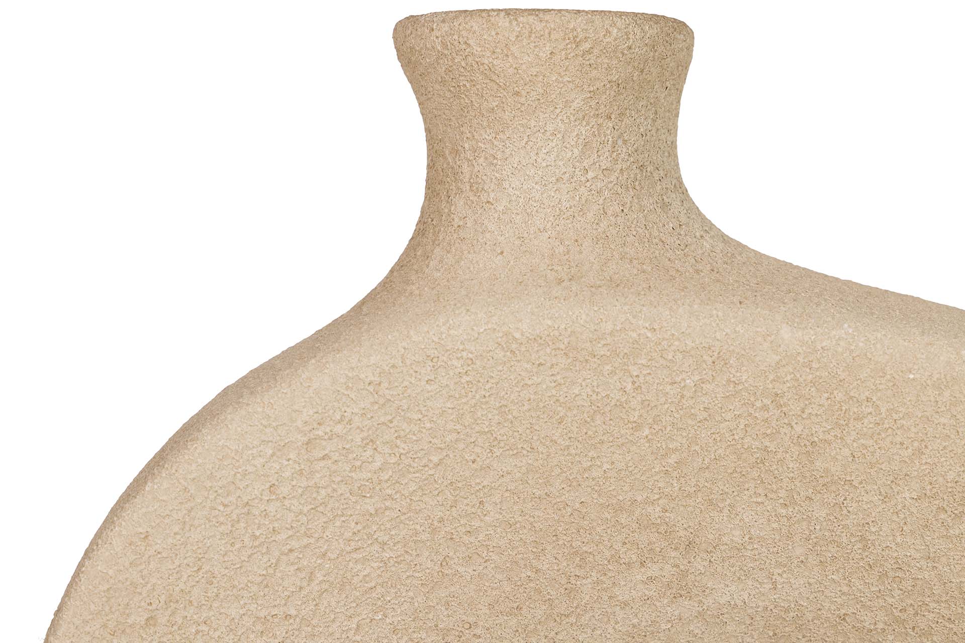 BROWN CERAMIC VASE 41x11x40 CM