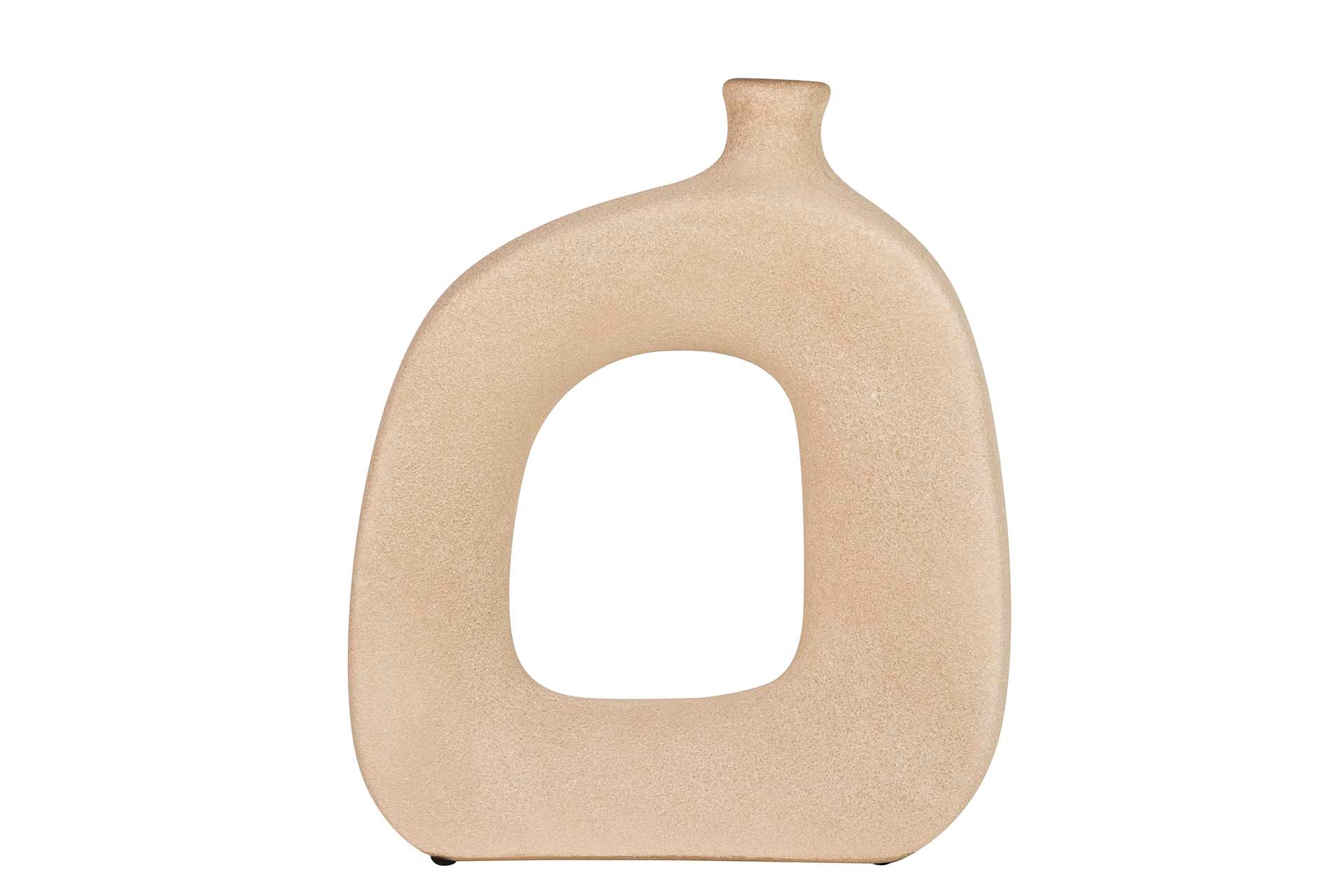 JARRON CERAMICA MARRON 34x11x34 CM
