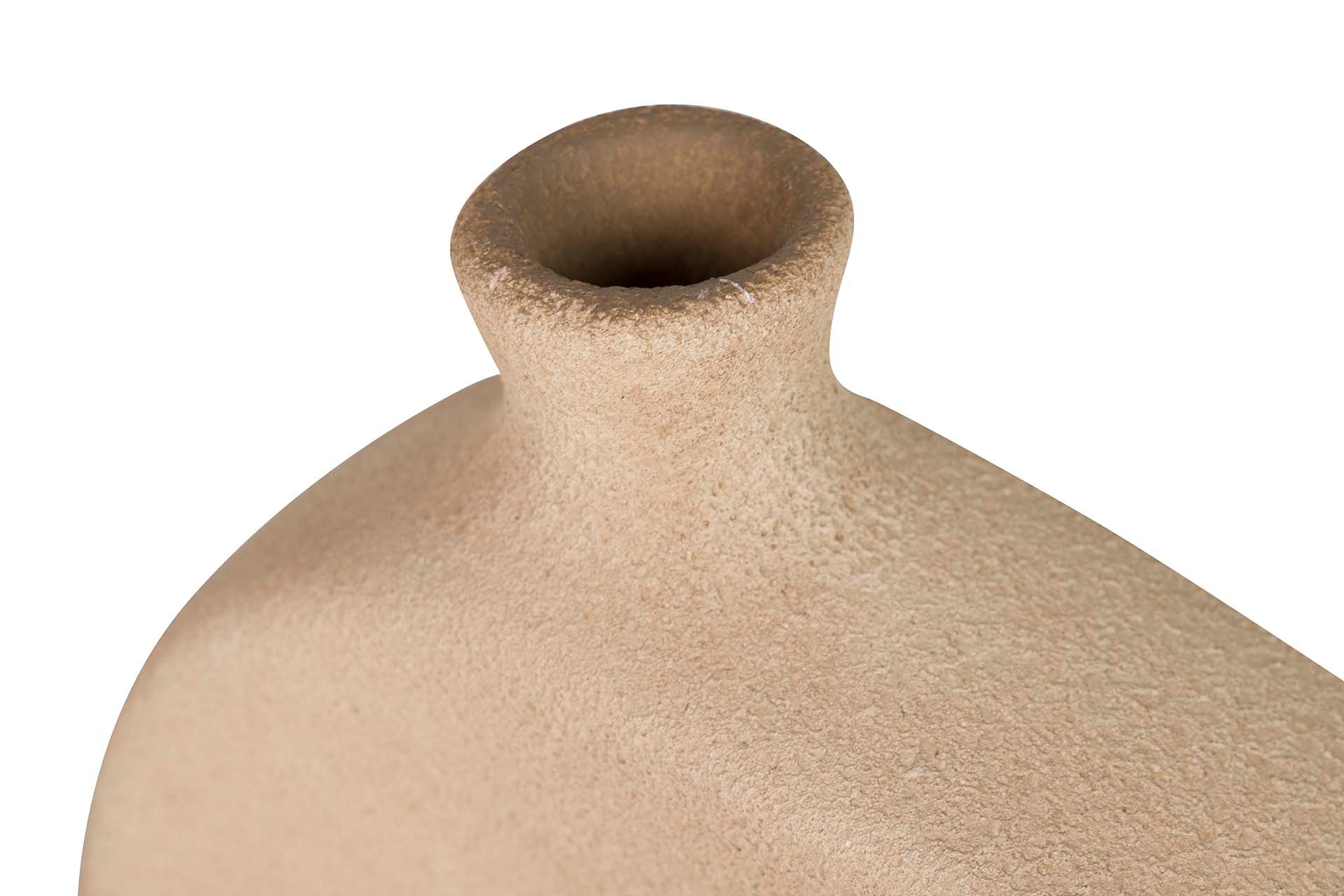 BROWN CERAMIC VASE 34x11x34 CM