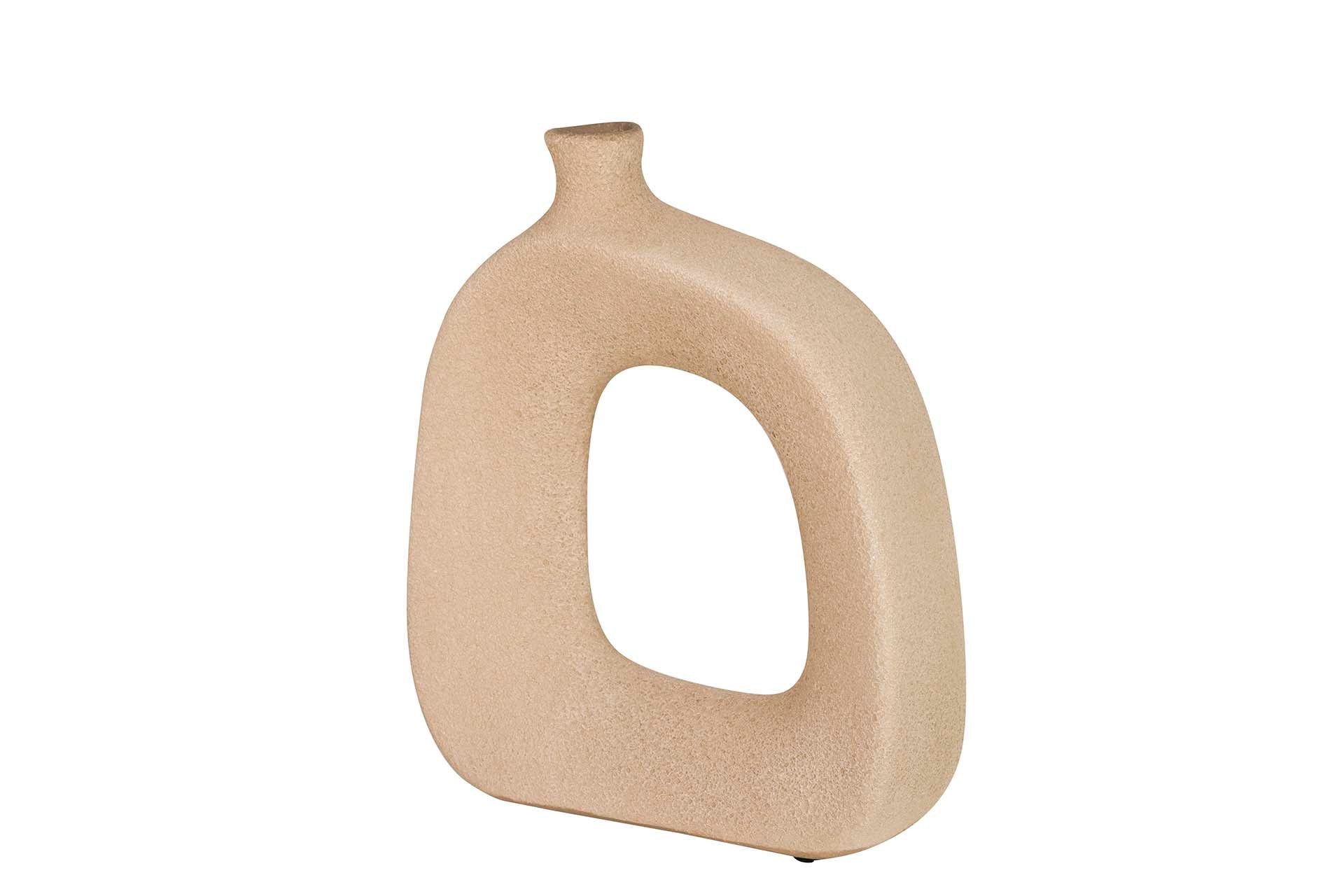JARRON CERAMICA MARRON 30x11x30 CM