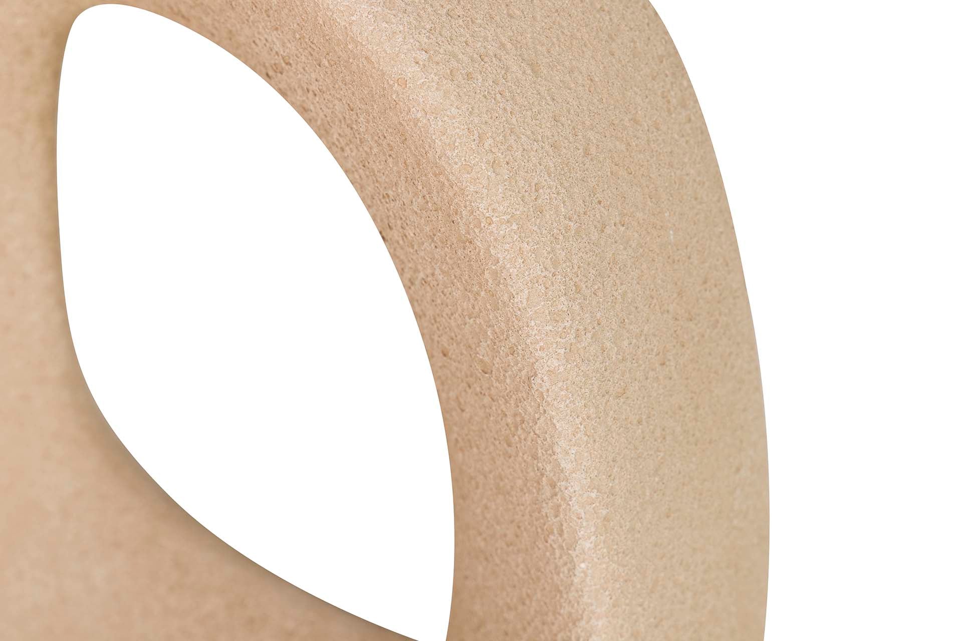 BROWN CERAMIC VASE 30x11x30 CM