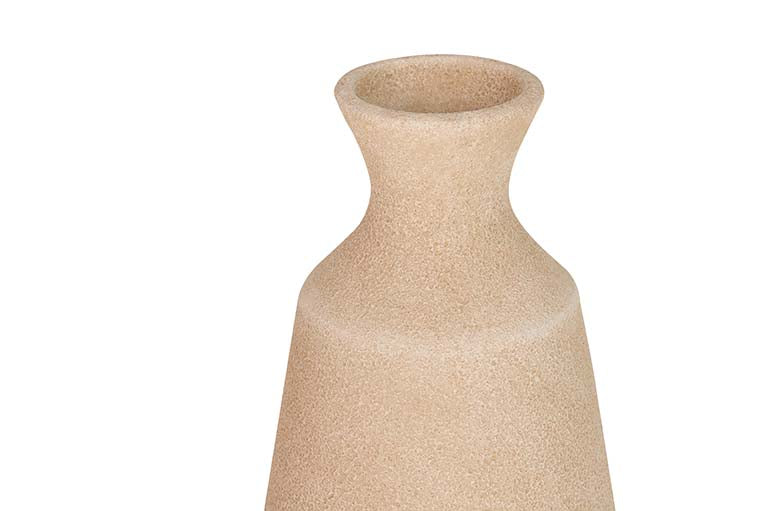BROWN CERAMIC VASE 21x21x30 CM