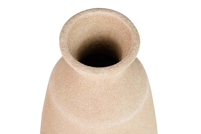 BROWN CERAMIC VASE 21x21x30 CM