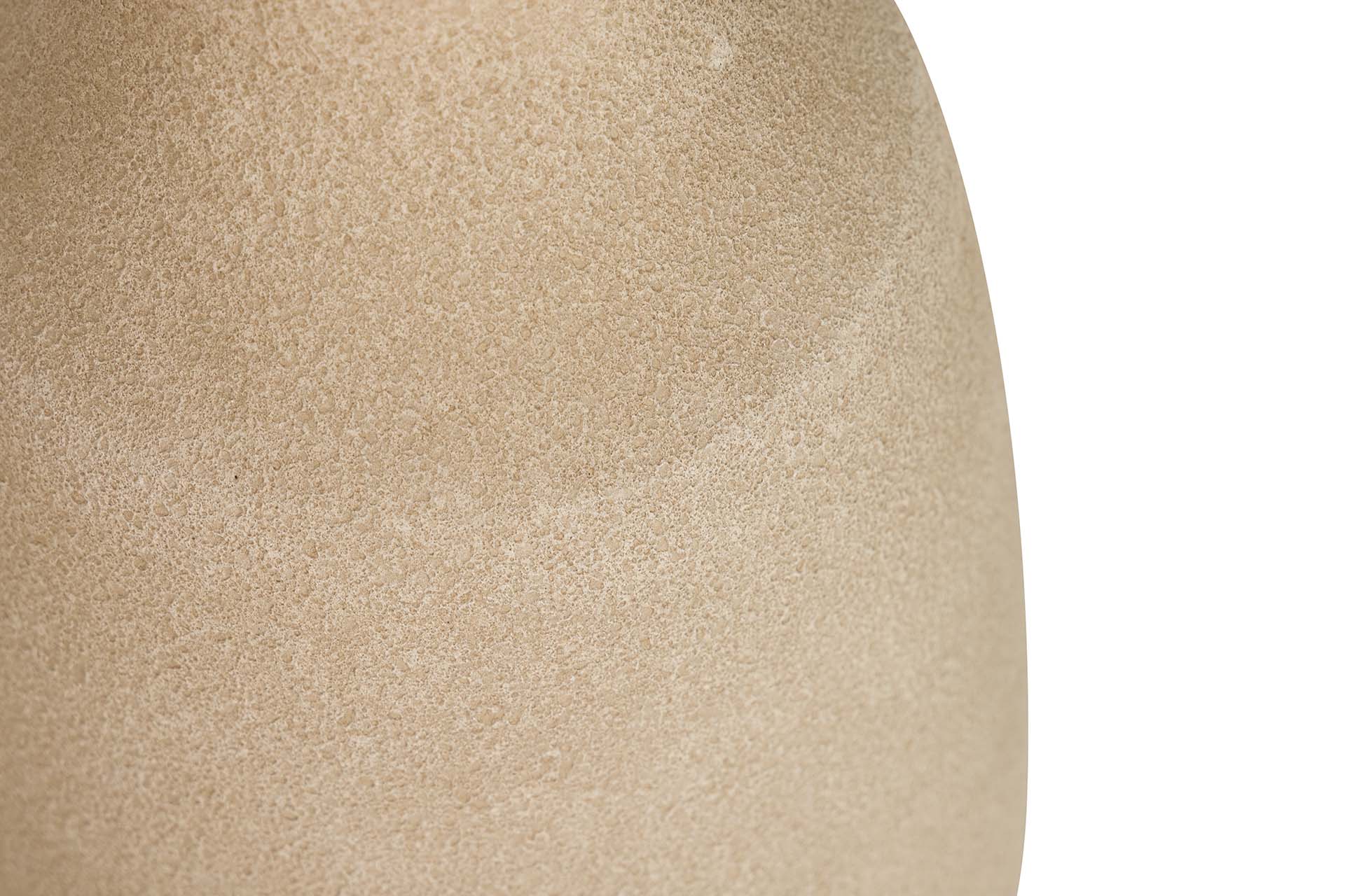 BROWN CERAMIC VASE 23x23x40 CM