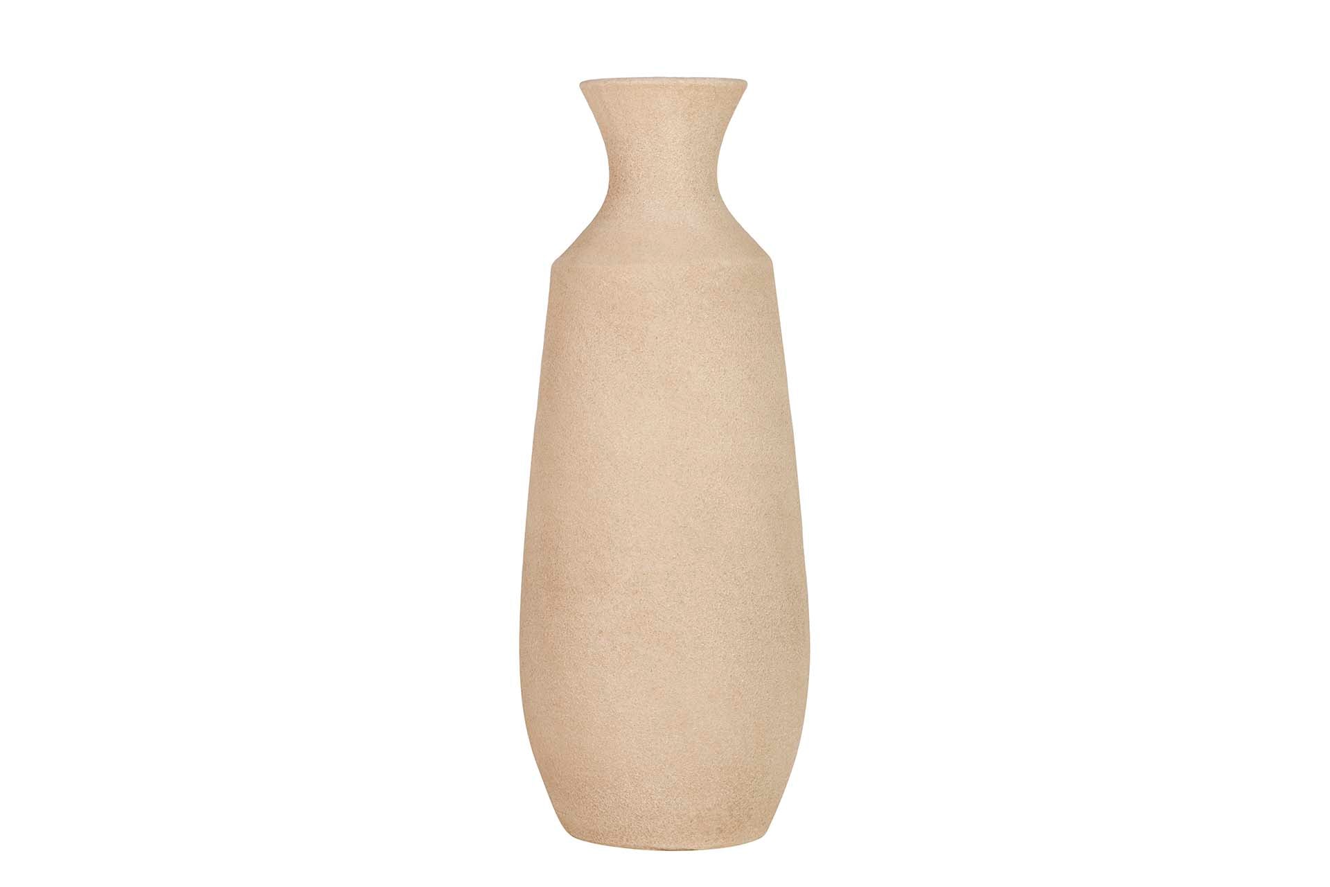 BROWN CERAMIC VASE 25x25x60 CM