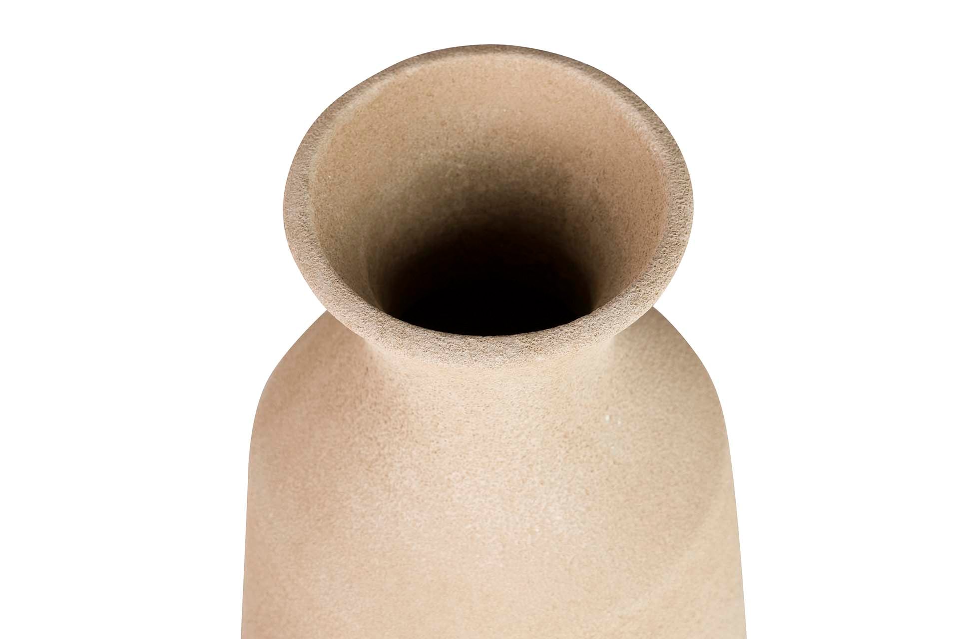 BROWN CERAMIC VASE 25x25x60 CM