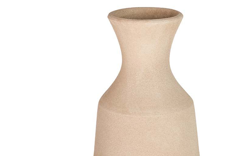 BROWN CERAMIC VASE 30x30x80 CM