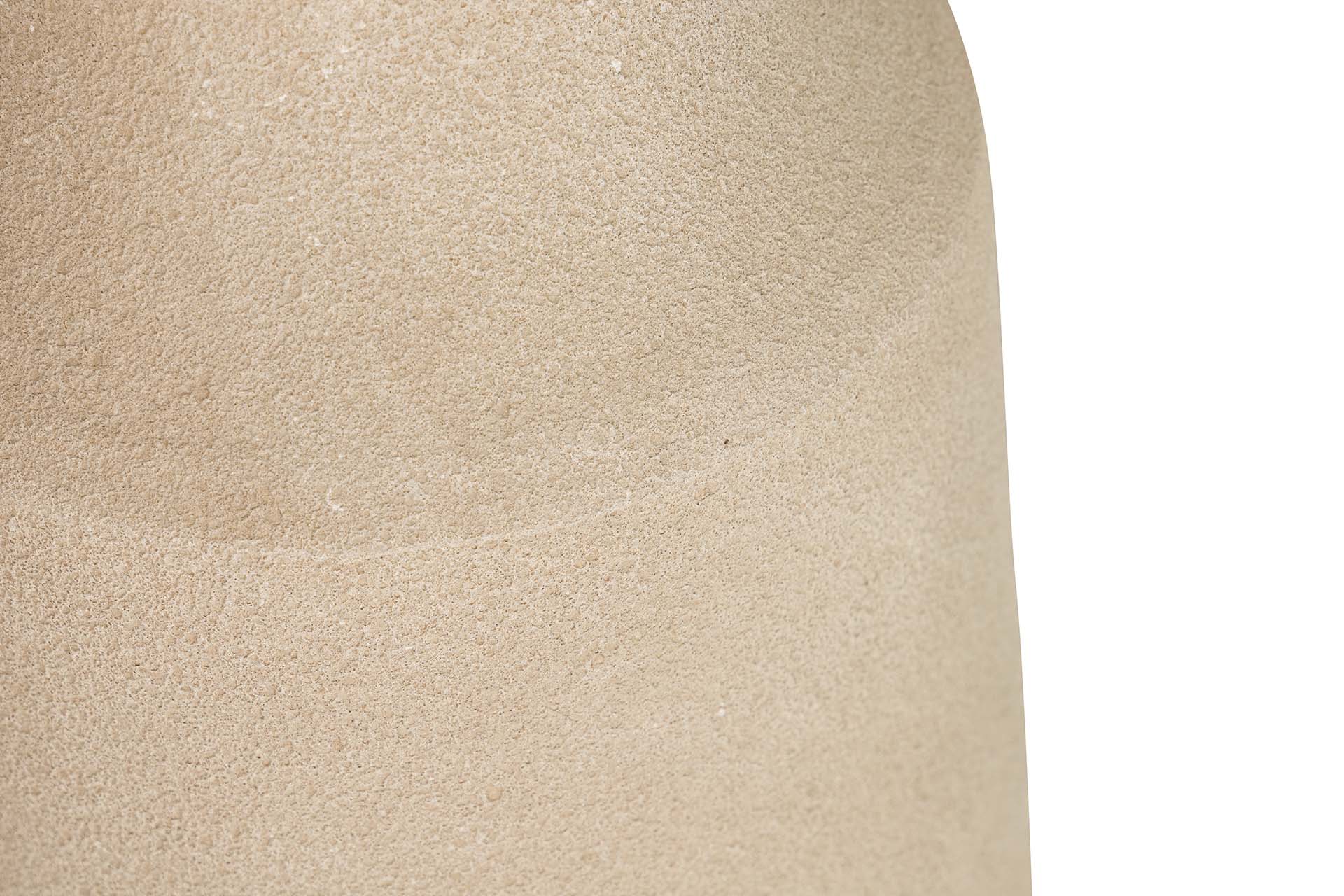 BROWN CERAMIC VASE 30x30x80 CM