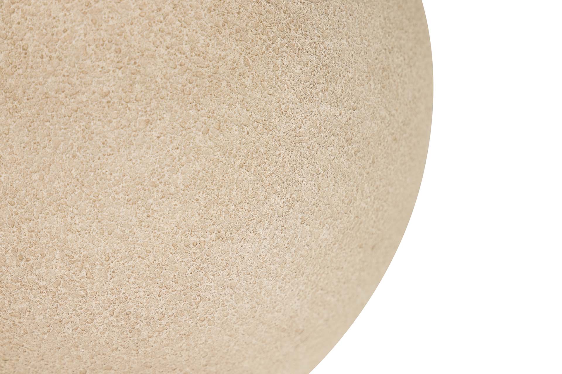 BROWN CERAMIC VASE 23x23x28 CM