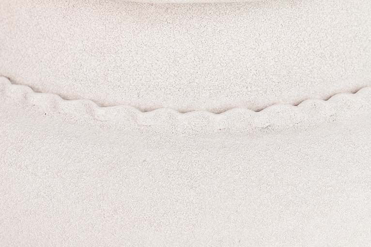 JARDINEIRA DE CERÂMICA CINZA 46x46x56 CM