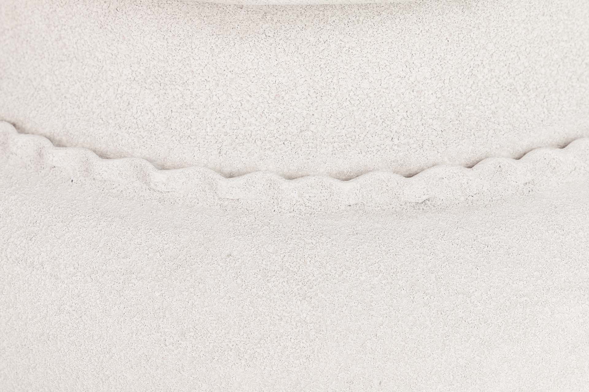 JARDINEIRA DE CERÂMICA CINZA 46x46x56 CM