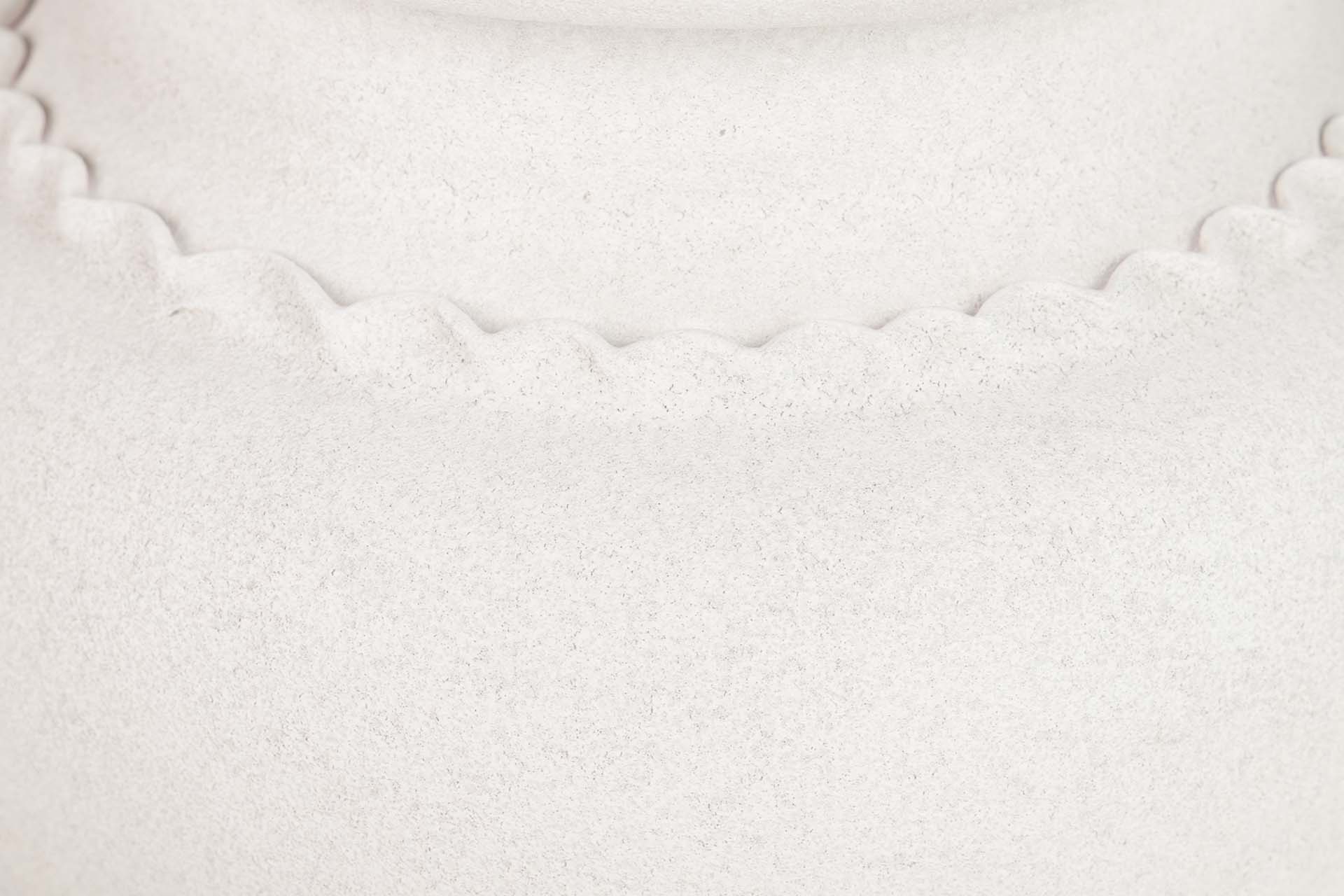 JARDINEIRA DE CERÂMICA CINZA 27x27x37 CM