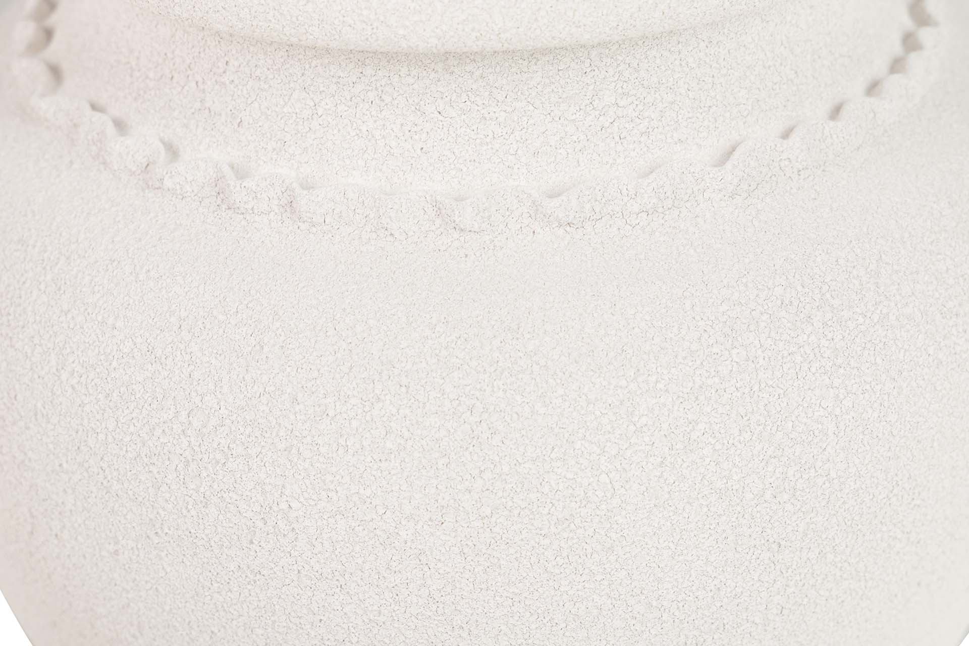 VASO DE CERÂMICA CINZA 22x22x30 CM