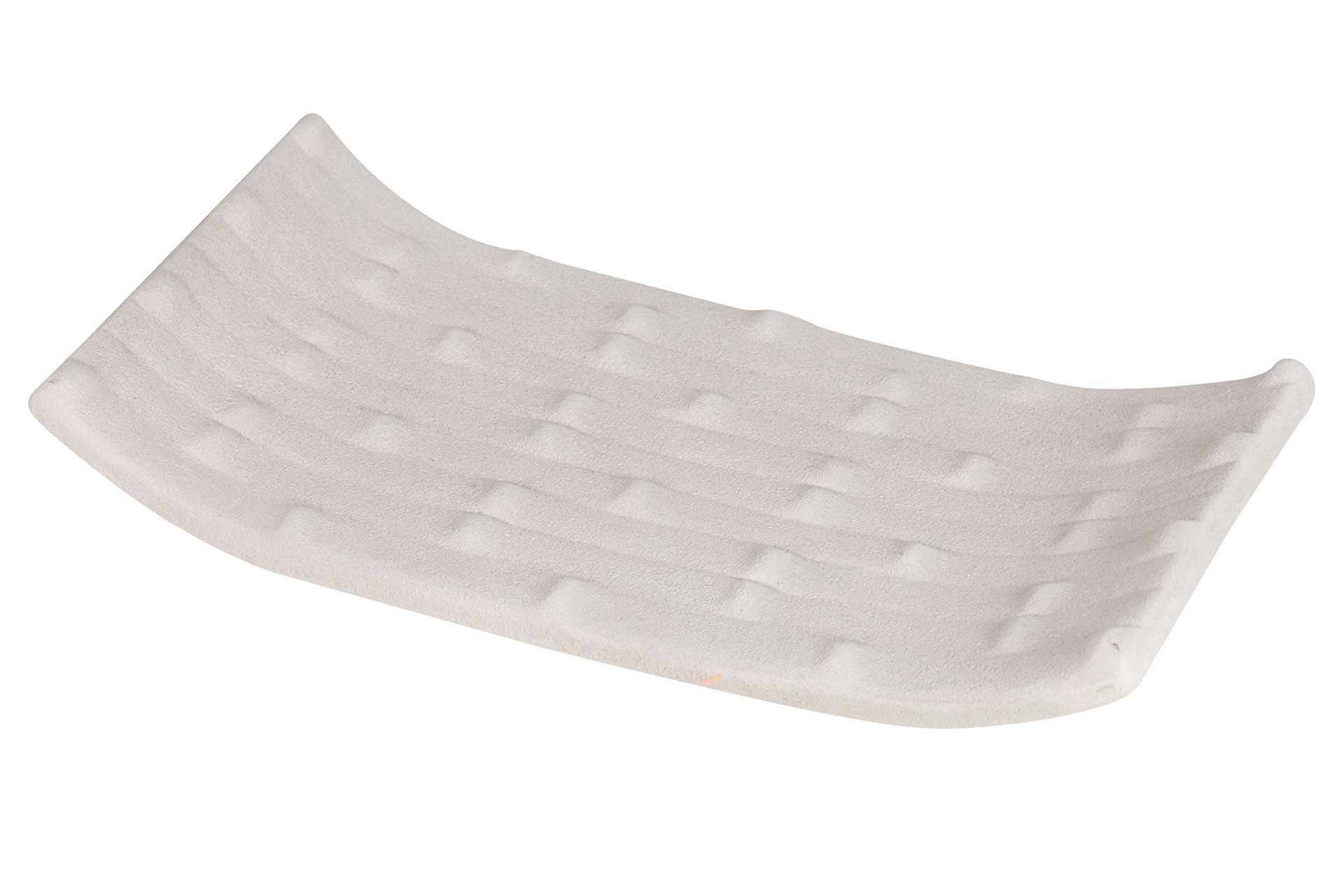 CENTRO CERÂMICO BEGE 44x24x6 CM